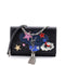 Classic Monogram Tassel Chain Wallet Patchwork Leather