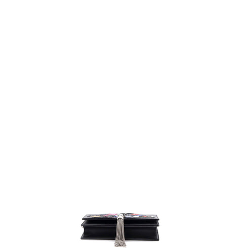 Classic Monogram Tassel Chain Wallet Patchwork Leather