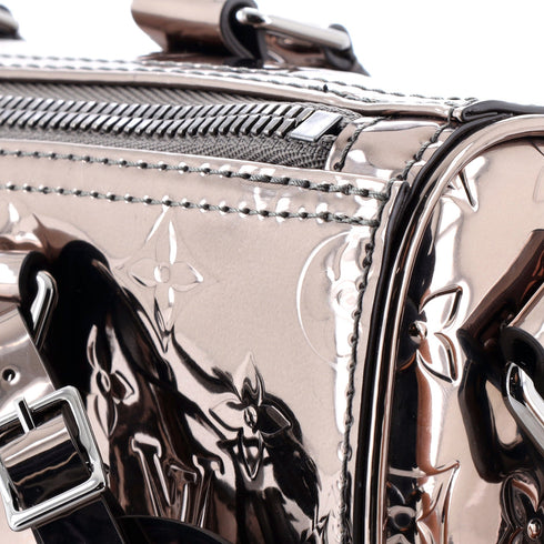 Keepall Bandouliere Bag Monogram Mirror Coated Canvas 25