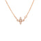 Idylle Blossom Star Pendant Necklace 18K Rose Gold with Diamonds