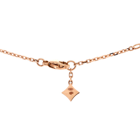Idylle Blossom Star Pendant Necklace 18K Rose Gold with Diamonds