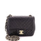 Square Classic Single Flap Bag Chevron Lambskin Mini