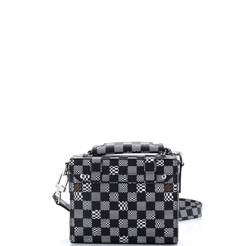 Flap Soft Trunk Messenger Bag Limited Edition Distorted Damier