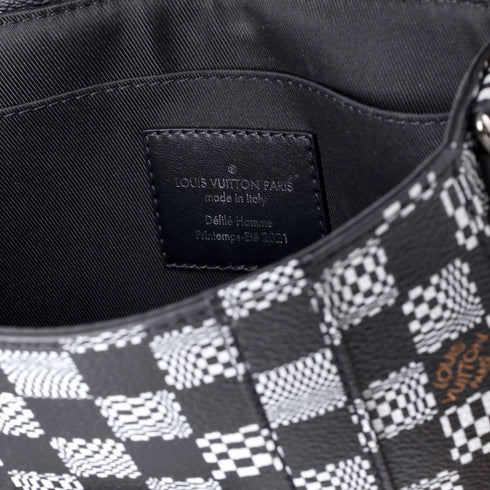 Flap Soft Trunk Messenger Bag Limited Edition Distorted Damier