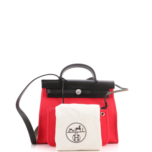 Herbag Zip Leather and Toile 31
