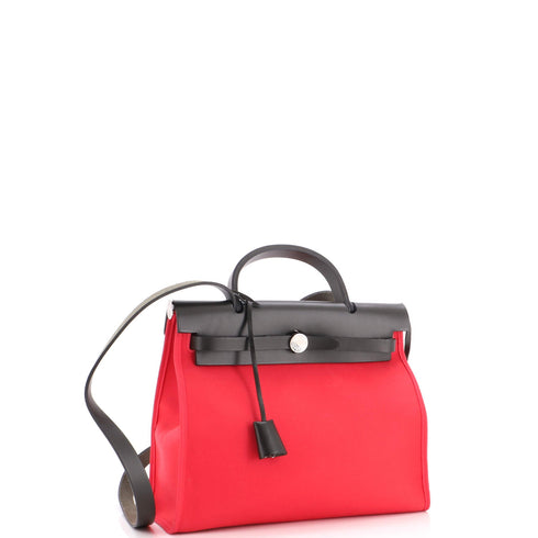 Herbag Zip Leather and Toile 31