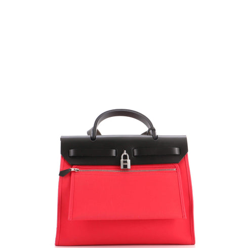 Herbag Zip Leather and Toile 31