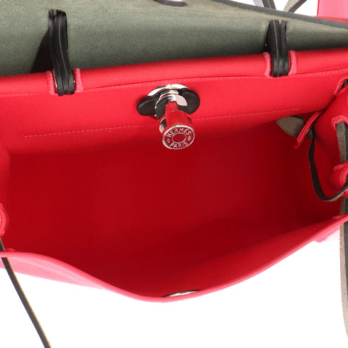 Herbag Zip Leather and Toile 31