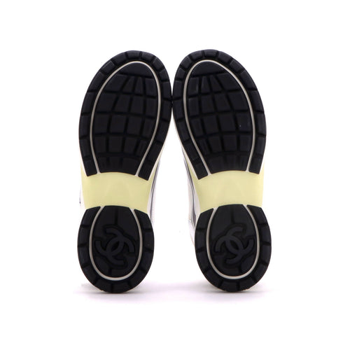 Women's CC Low-Top Sneakers Mesh and Laminated Leather