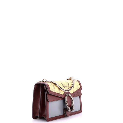 Dionysus Bag Leather with Python Small