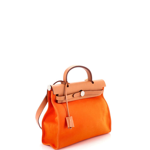 Herbag Zip Leather and Toile 31