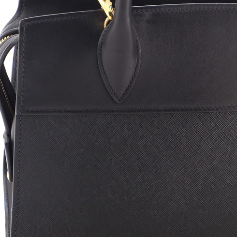 Esplanade Tote Saffiano with City Calf Small