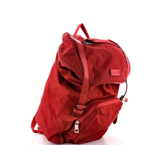 Buckle Backpack Guccissima Nylon