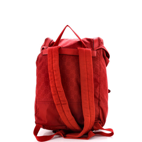 Buckle Backpack Guccissima Nylon