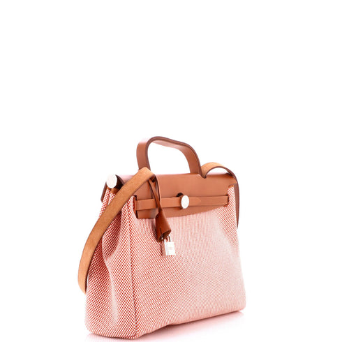 Herbag Zip Criss Viking Toile and Leather 31