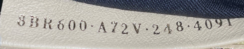 Baguette NM Bag Zucca Embossed Leather Medium