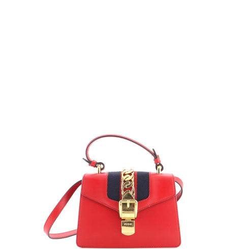 Sylvie Top Handle Bag Leather Mini