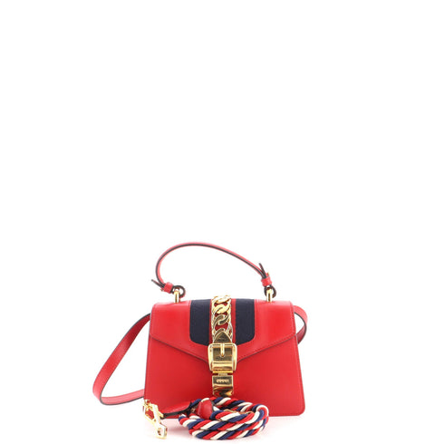 Sylvie Top Handle Bag Leather Mini