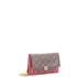 Flore Chain Wallet Monogram Canvas with Leather