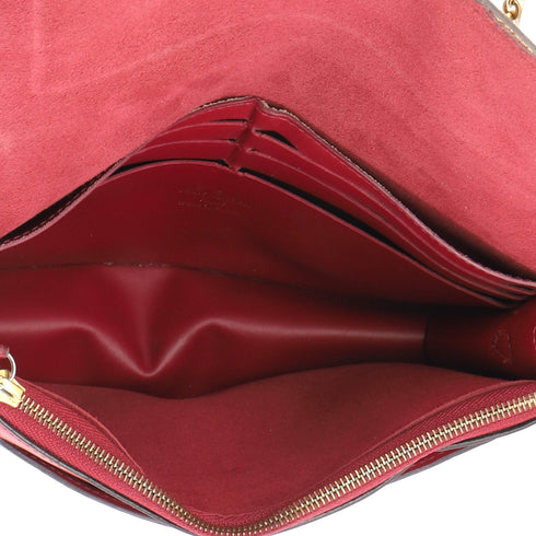 Flore Chain Wallet Monogram Canvas with Leather