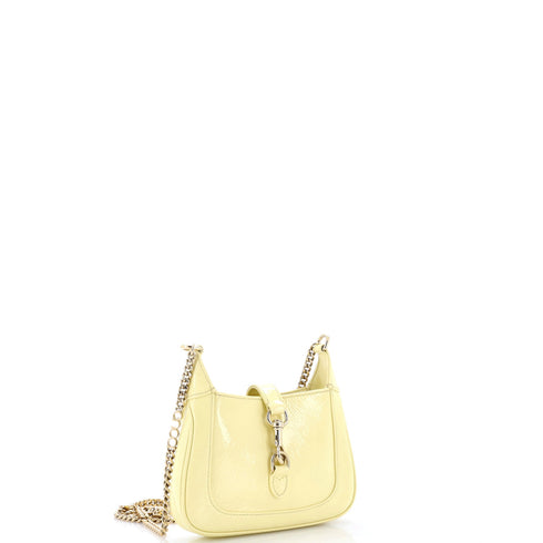 Jackie Notte Chain Hobo Patent Mini