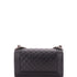 Boy Flap Bag Quilted Caviar Old Medium