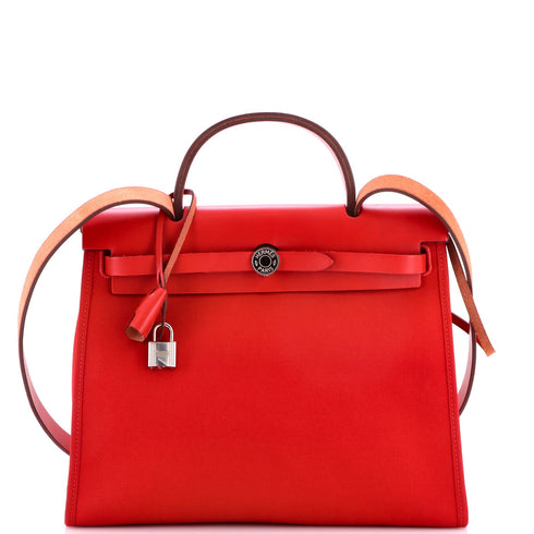 Herbag Zip Leather and Toile 31