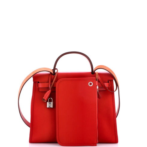 Herbag Zip Leather and Toile 31