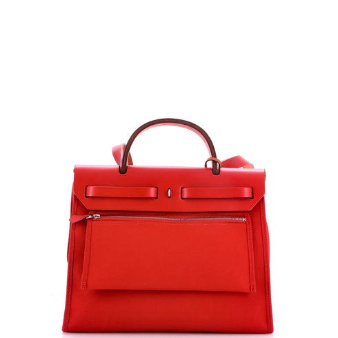 Herbag Zip Leather and Toile 31