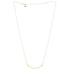 T Smile Pendant Necklace 18K Yellow Gold Small