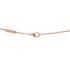 Frivole Pendant Necklace 18K Rose Gold with Pink Sapphire and Pave Diamonds Small
