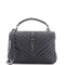 Classic Monogram College Bag Matelasse Chevron Leather Medium