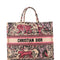 Book Tote Embroidered Canvas Large