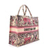 Book Tote Embroidered Canvas Large
