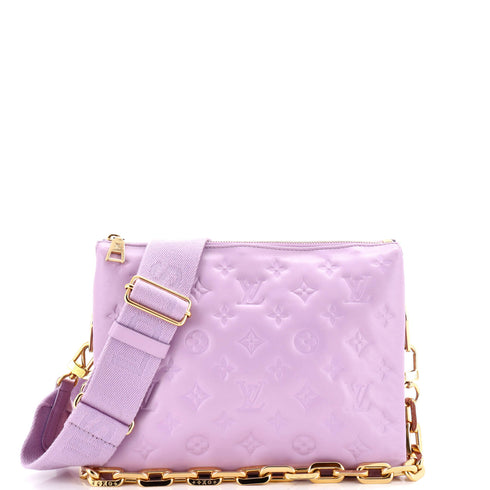Coussin Bag Monogram Embossed Lambskin PM