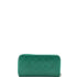 Zip Around Wallet Quilted Lambskin Long