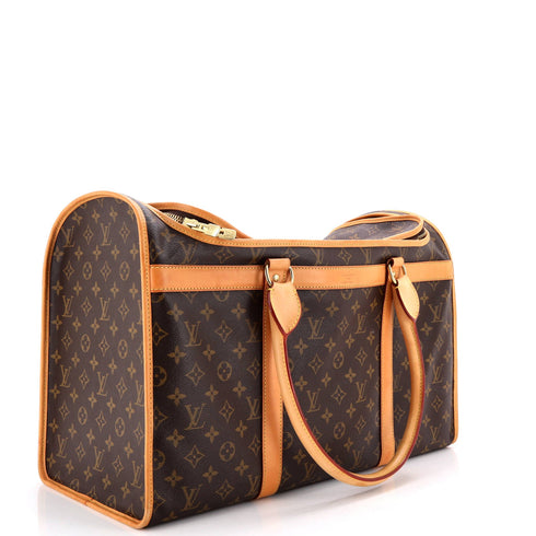 Dog Carrier Bag Monogram Canvas 50
