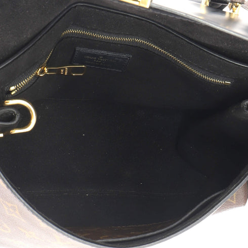 One Handle Flap Bag Monogram Canvas and Leather MM