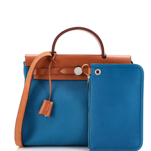 Herbag Zip Leather and Toile 31