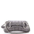 Horsebit Chain Shoulder Bag Vertical Quilted Leather Small