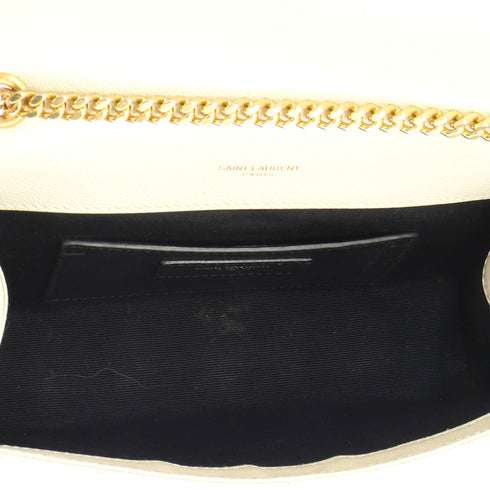 Classic Monogram Envelope Satchel Mixed Matelasse Leather Small