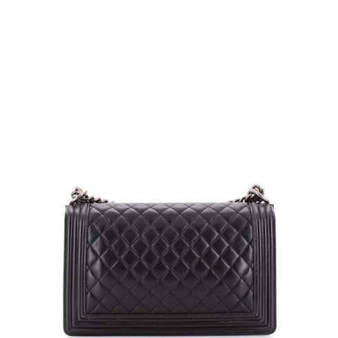 Boy Flap Bag Quilted Lambskin New Medium