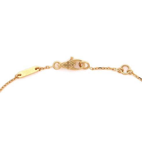 Sweet Alhambra Bracelet 18K Yellow Gold and Mother of Pearl