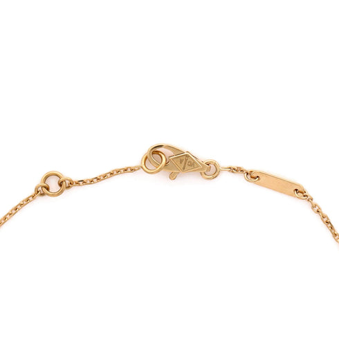 Sweet Alhambra Bracelet 18K Yellow Gold and Mother of Pearl