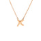 Paloma Picasso Graffiti X Pendant Necklace 18K Rose Gold Small
