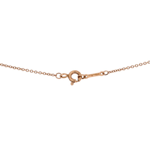 Paloma Picasso Graffiti X Pendant Necklace 18K Rose Gold Small