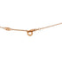 B.Zero1 Pendant Necklace 18K Rose Gold with Pave Diamonds Mini