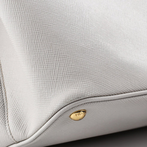 Cuir Double Tote Saffiano Leather Large