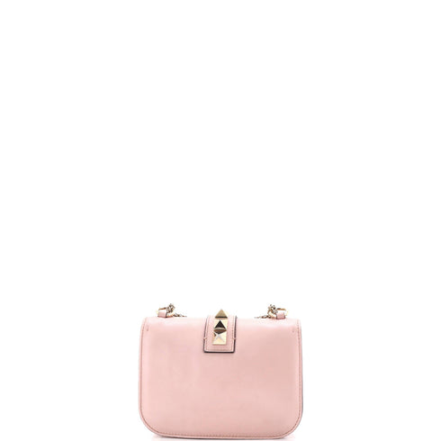 Glam Lock Shoulder Bag Leather Small