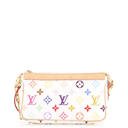 x Takashi Murakami Chain Pochette Accessoires NM Monogram Multicolor